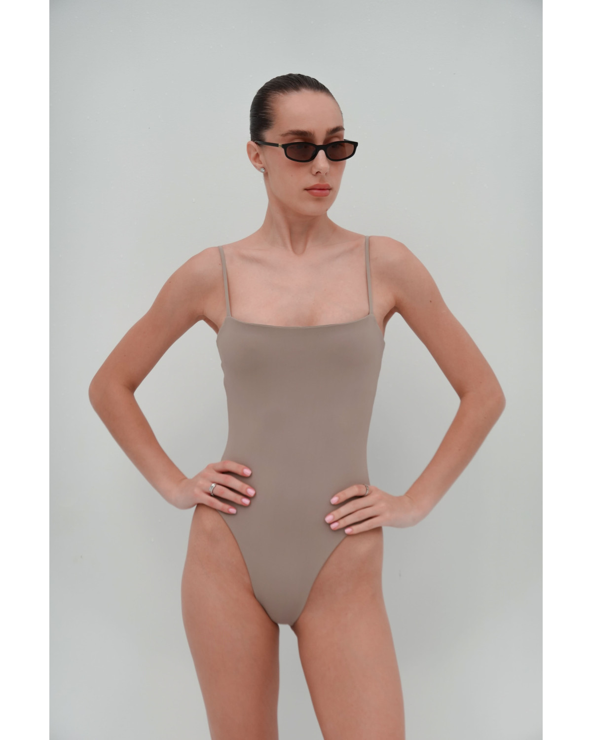 One-piece swimsuit HLOE Fog Nude
