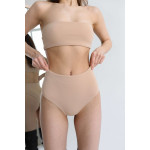 Swimsuit bandeau tenero Beige