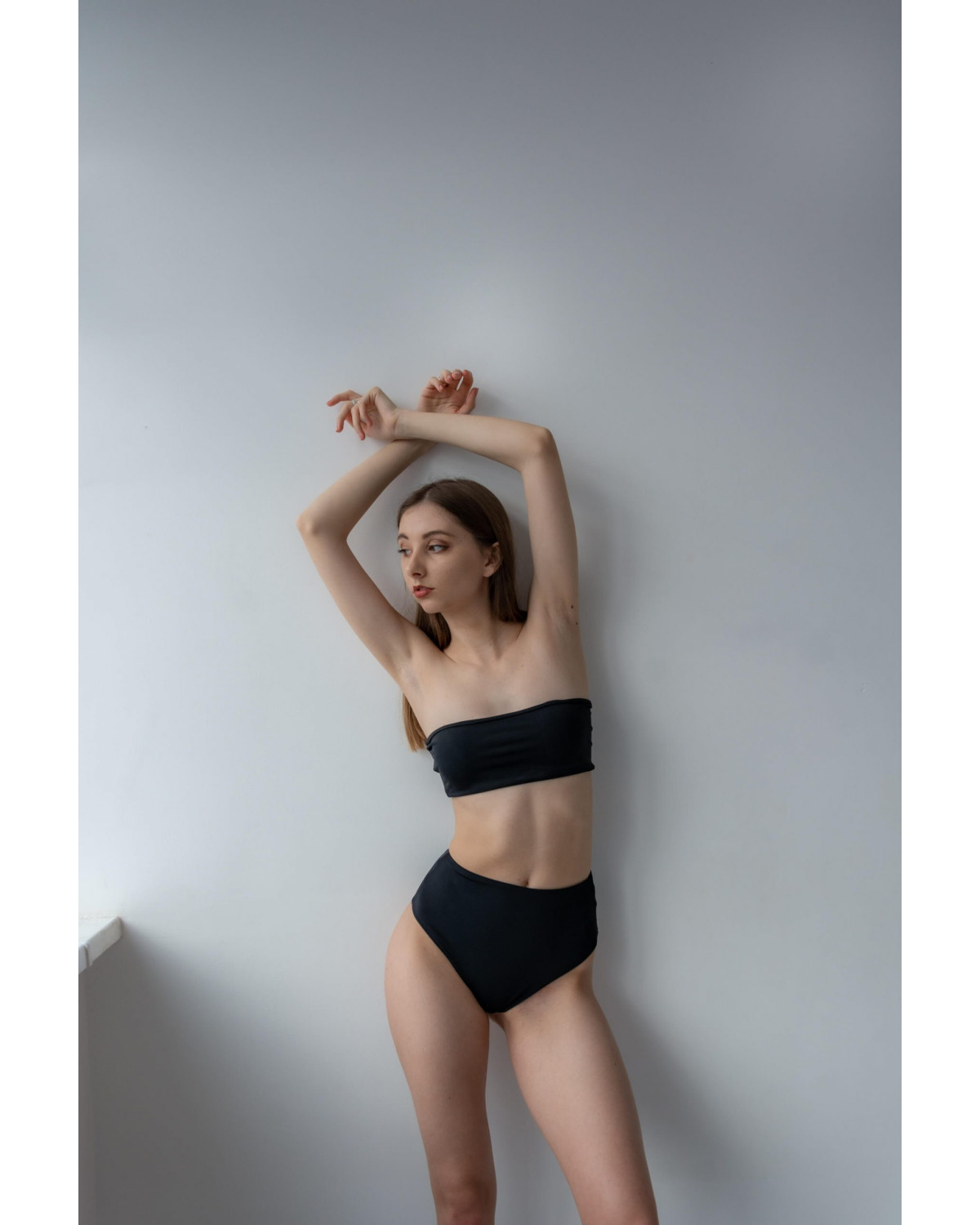 Swimsuit bandeau tenero Black