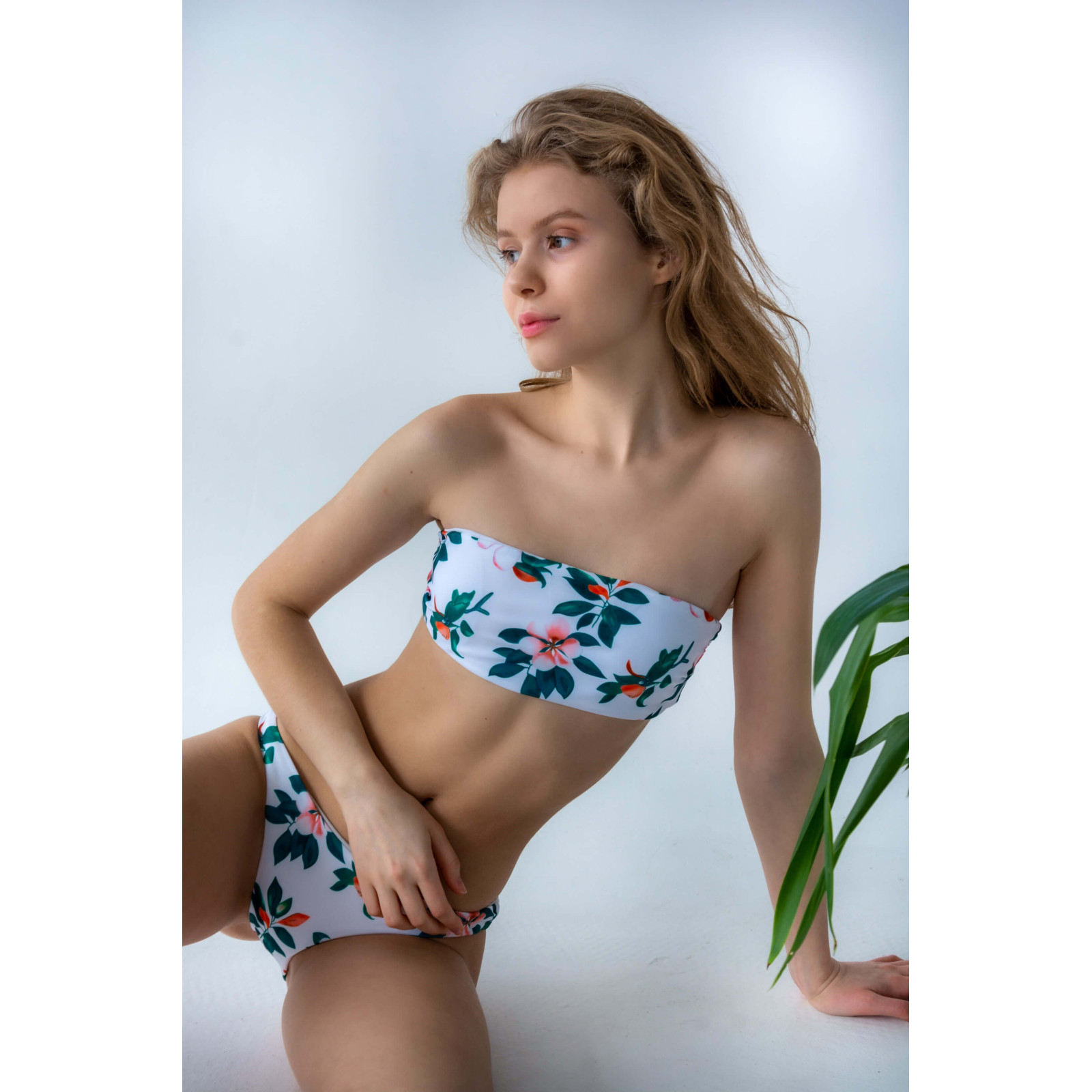 Swimsuit bandeau tenero Black