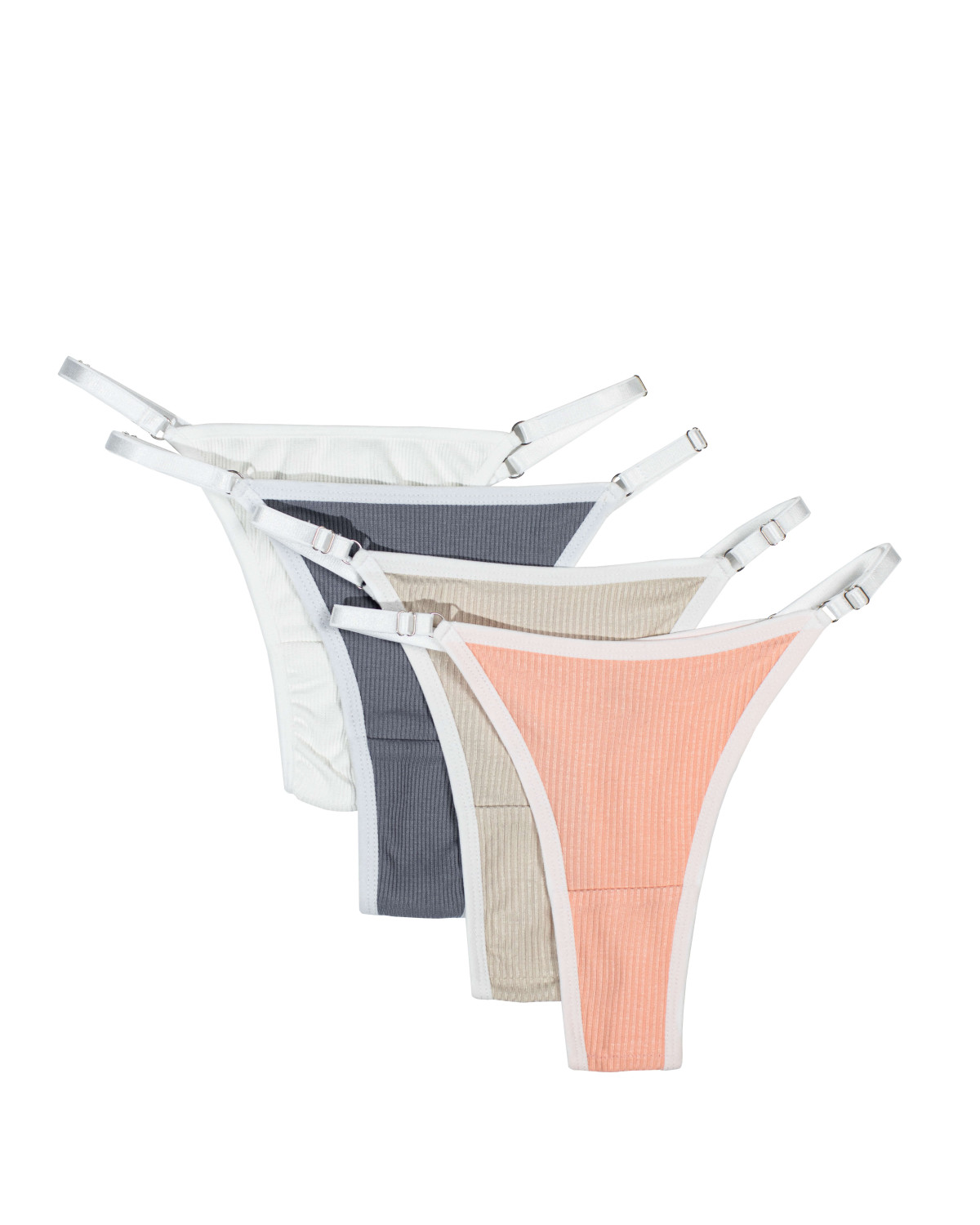 Onesize adjustable thong set