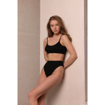 Knitted linen Black