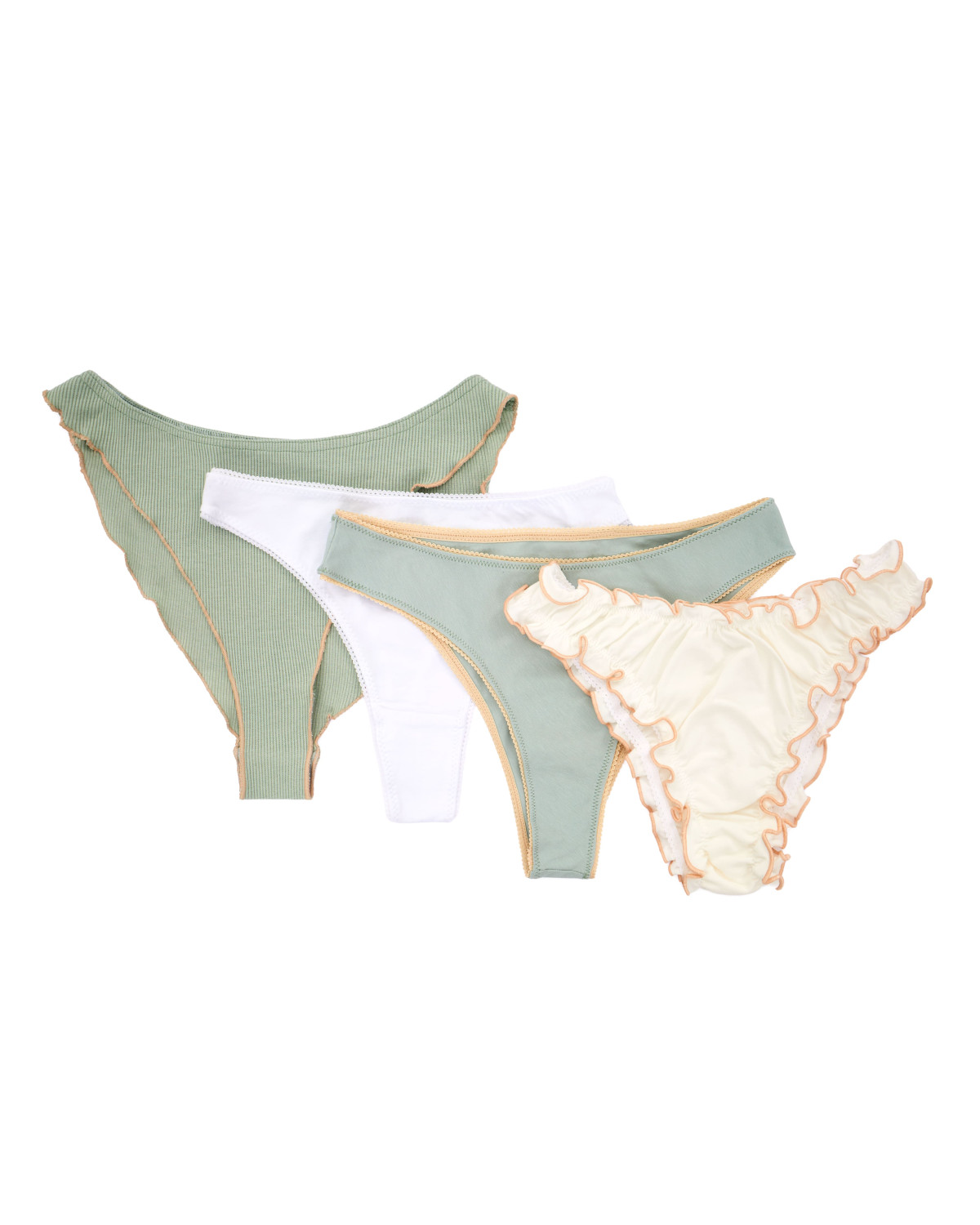 GREEEN panties set 4 pcs.